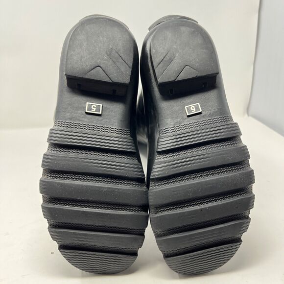 Barbour Black Quilted Winter Rain Boots - Picture 6 of 6